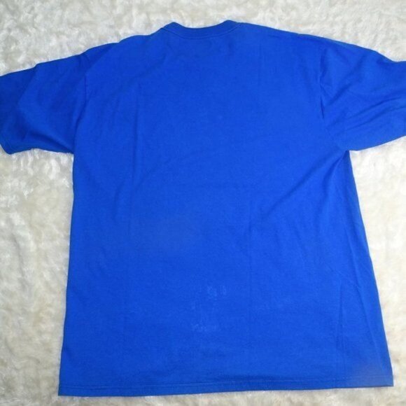 MLB Chicago Cubs Majestic Blue T-Shirt Large - Picture 5 of 5